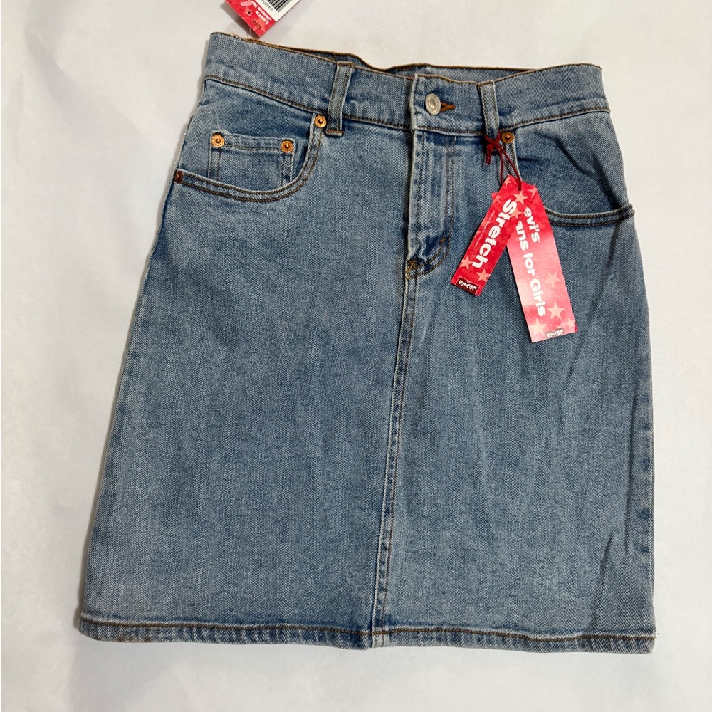 NWT Vintage Y2K Levi’s Jeans For Girls Denim Skirt